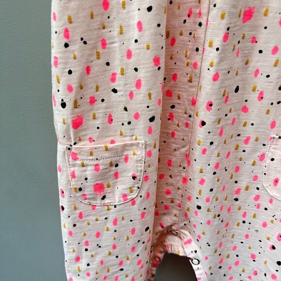 Soft Gallery Flutter Sleeve Pebble‎ Print Romper- Size 12M - Picture 5 of 5